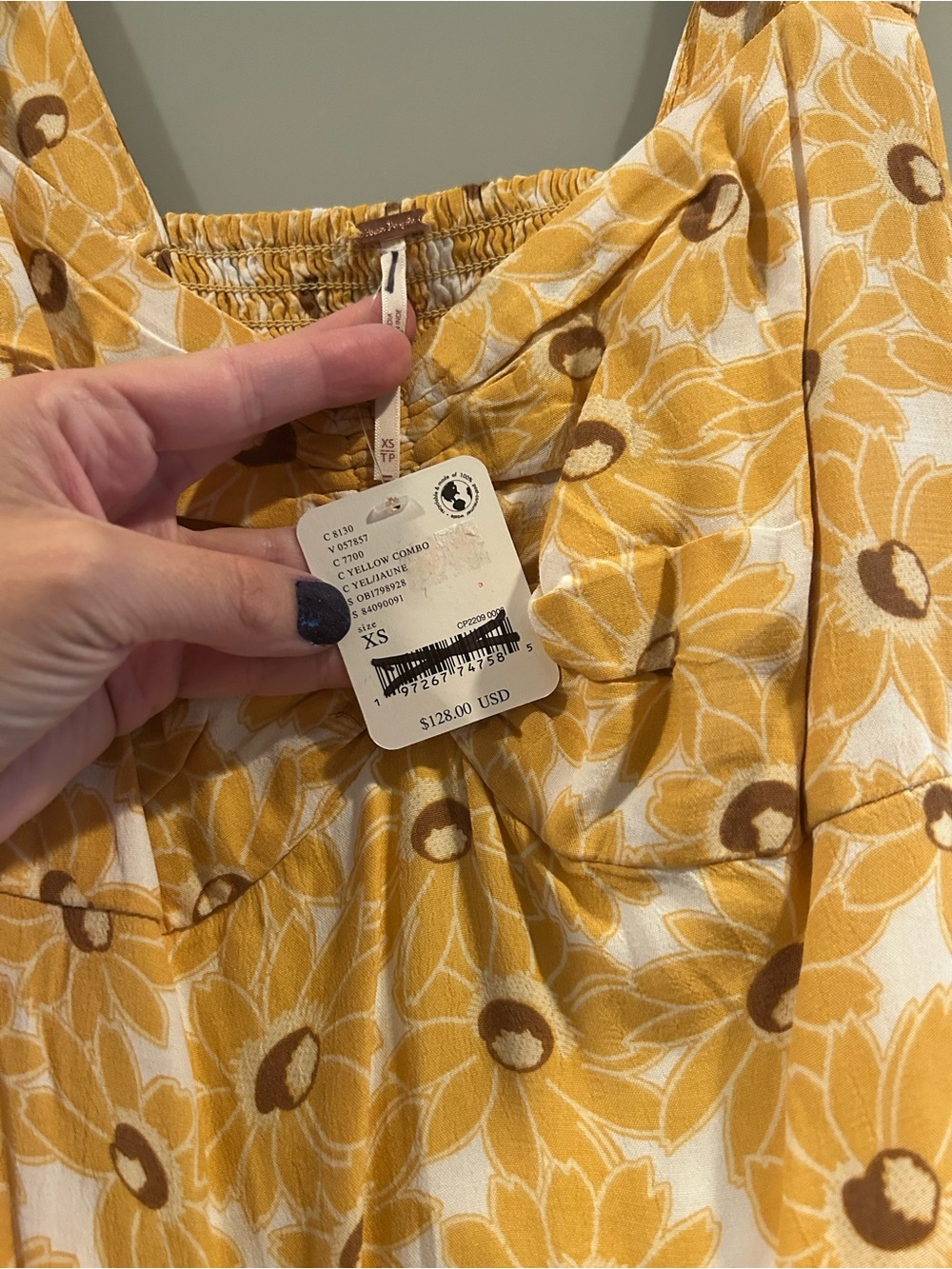 NWT Free People Rosalee Midi Dress - Picture 4 of 6
